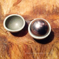Rubber coated steel bearing balls